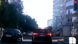 Shameless drivers breached the traffic rules in Center of Capital (VIDEO)