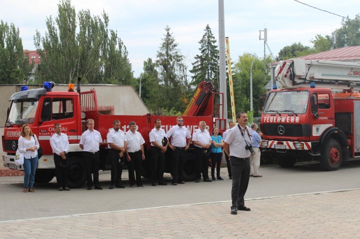 8 Fire Engines were donated to General Inspectorate for Emergency Situations by volunteer firefighters from Austria