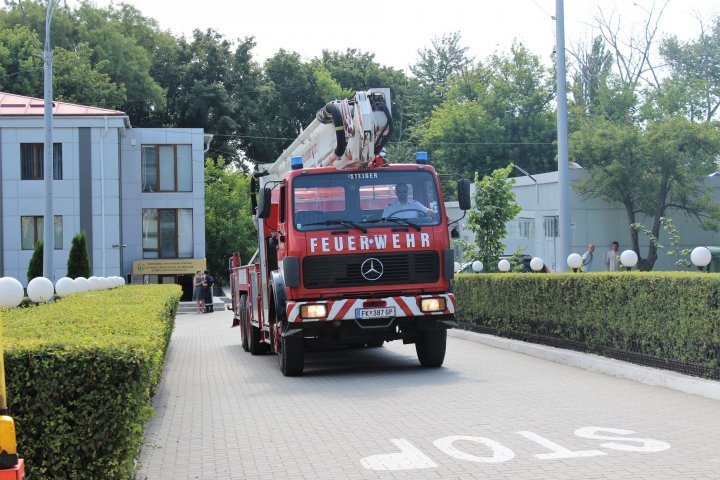 8 Fire Engines were donated to General Inspectorate for Emergency Situations by volunteer firefighters from Austria