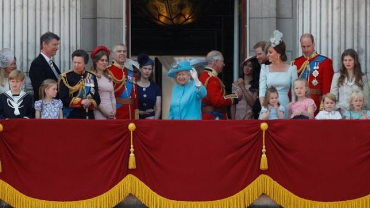 Royals join Queen at Colour parade to mark her 92nd birthday