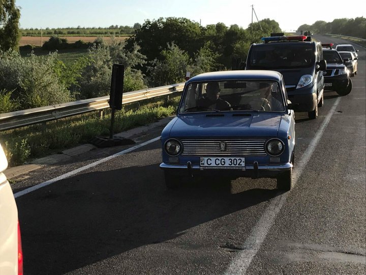 Car crash near Suruceni settlement. Traffic blocked in the region (Photo)