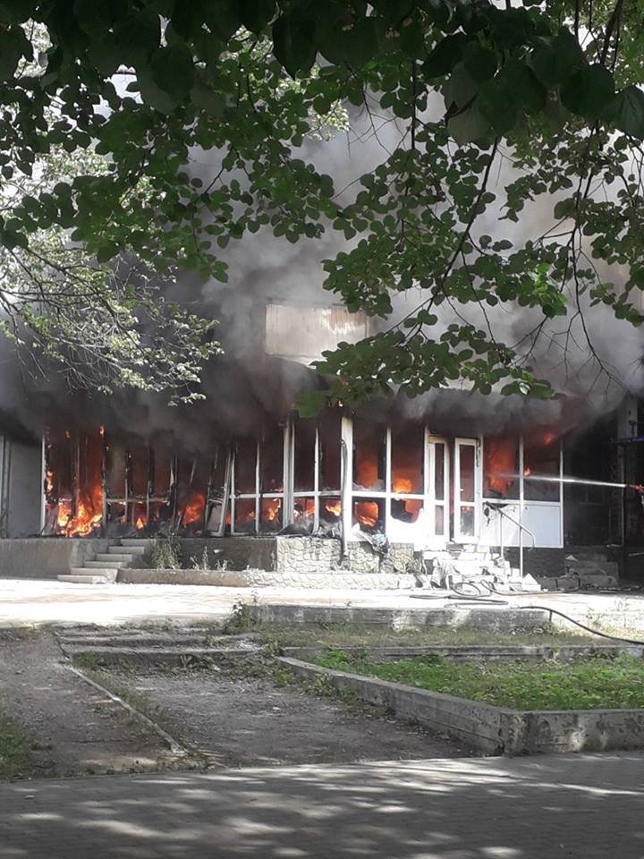 Drochia blaze: A local store set on fire