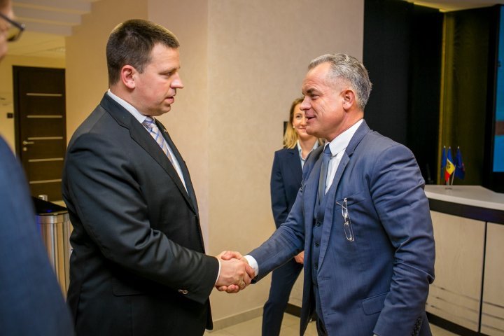 Vlad Plahotniuc, at meeting with Estonia PM: EU aids yield fruitful results in Moldovan economy