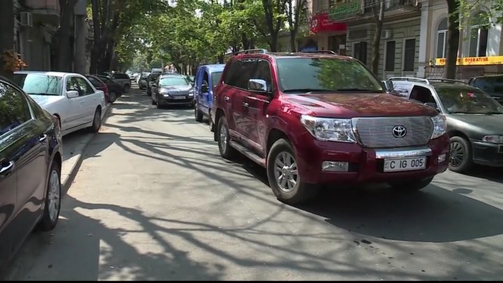 Chaos in Center of Capital. Terrible traffic jam, cars stuck for hours