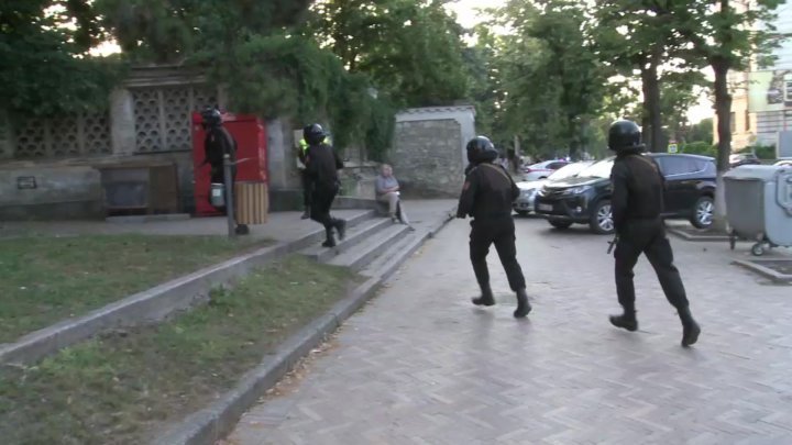 Law enforcement simulated a bomb scare at OSCE office