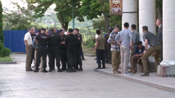 Law enforcement simulated a bomb scare at OSCE office