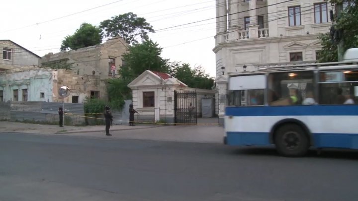 Law enforcement simulated a bomb scare at OSCE office