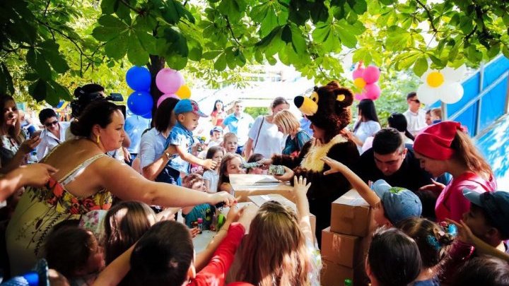 New playground for children of kindergarten no.194 in Codru 