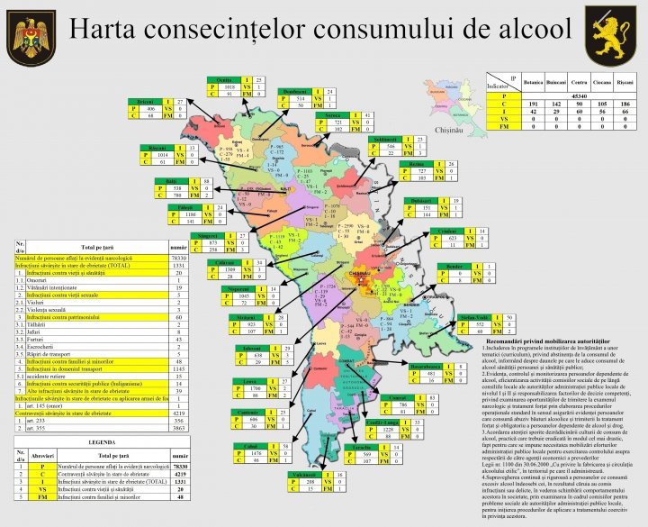 Offenses committed under drunkenness decreased in first months of 2018 