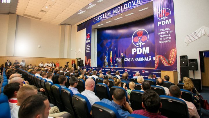 Vlad Plahotniuc in Nisporeni: Democratic Party has the strength and the responsibility to change develop Moldova