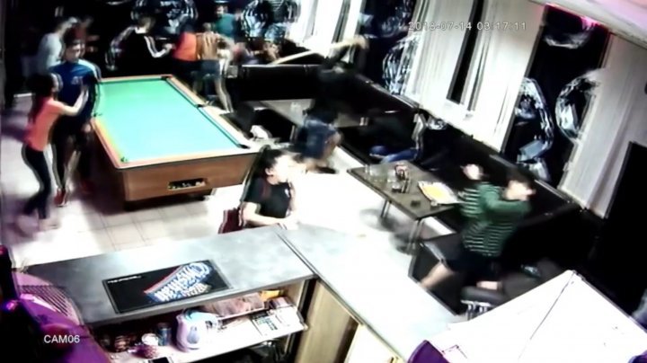 Chaos in bar as youngsters kicked and hit clients with glasses, billiards