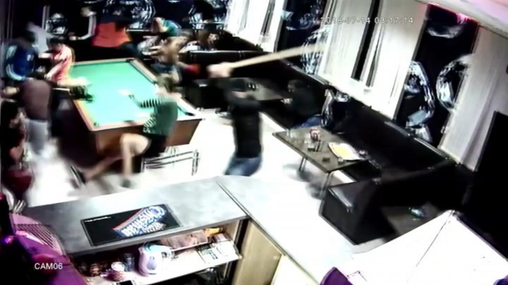 Chaos in bar as youngsters kicked and hit clients with glasses, billiards