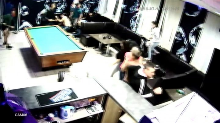 Chaos in bar as youngsters kicked and hit clients with glasses, billiards