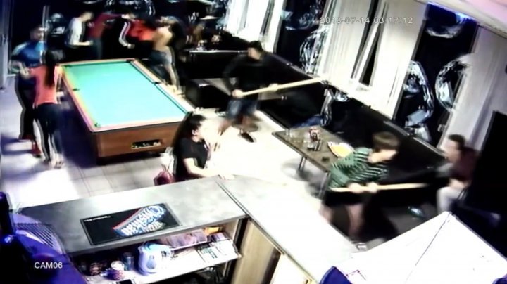 Chaos in bar as youngsters kicked and hit clients with glasses, billiards