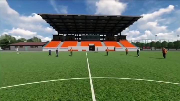 Hânceşti modernizes municipal stadium: Football field to compete with European arenas 