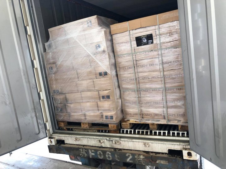 15 thousand premium Moldovan wine worth 60 thousand USD got frozen in Chinau (PHOTO)