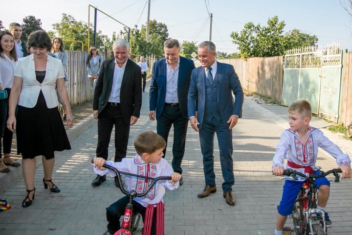 Good news for residents of Grozesti. The kindergarten was connected to gas pipeline