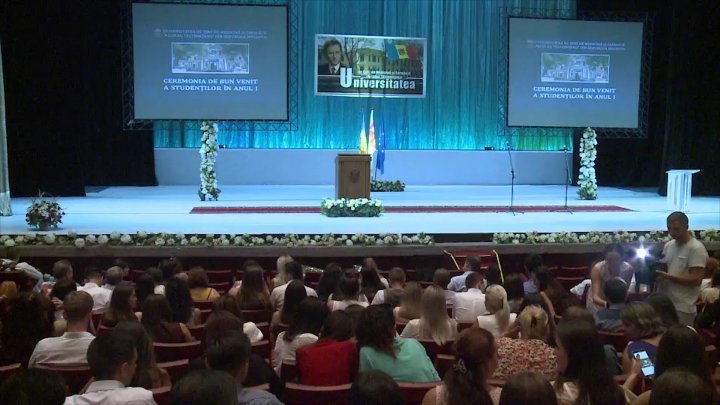 Freshmen of Nicolae Testemitanu State Medicine University took student's oath within an official ceremony