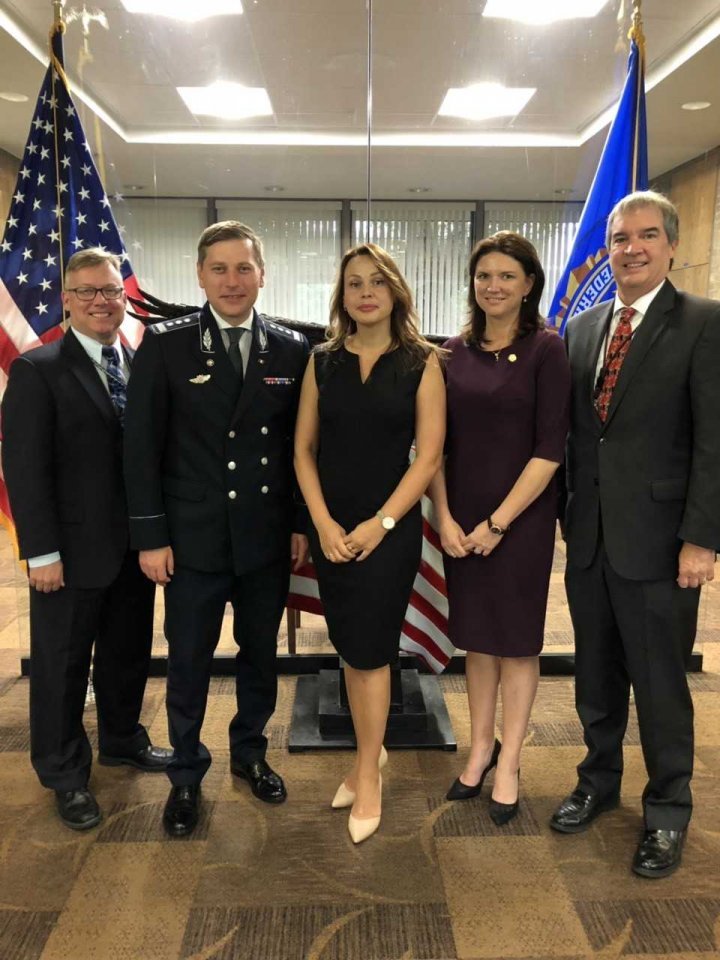 Border Police Chief Fredolin Lecari had a working visit at Washington (PHOTO)