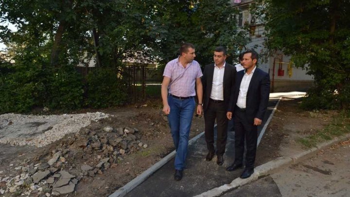 Ruslan Codreanu inspected repair works at Schinoasa Street from Capital