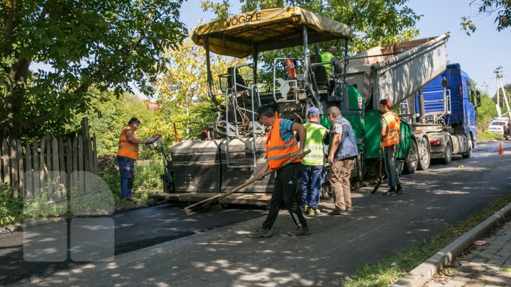 Good roads in Cioropcani village, Ungheni district. Two roads have been repaired 