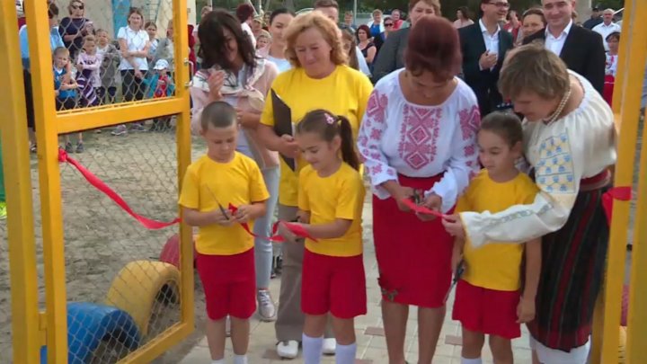 In village of Manoileşti a Multi functional land was built by help of Edelweiss Foundation