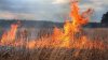 Fire in Moldova. 28 ha of land caught fire in Taraclia