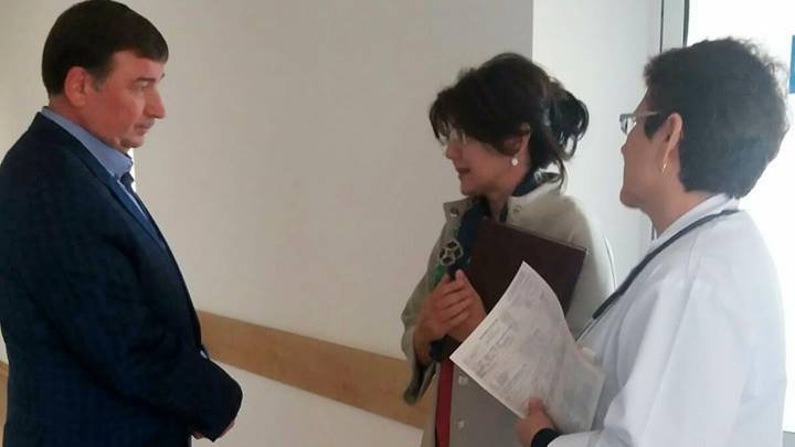 Silvia Radu, fast control at Hincesti District Hospital. What Minister of Health found there