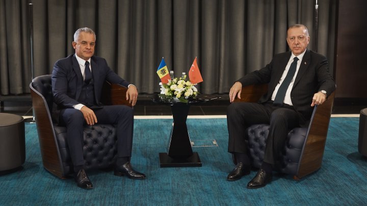 Vlad Plahotniuc and Turkey President Recep Erdogan discussed about strengthening relations between Moldova and Turkey