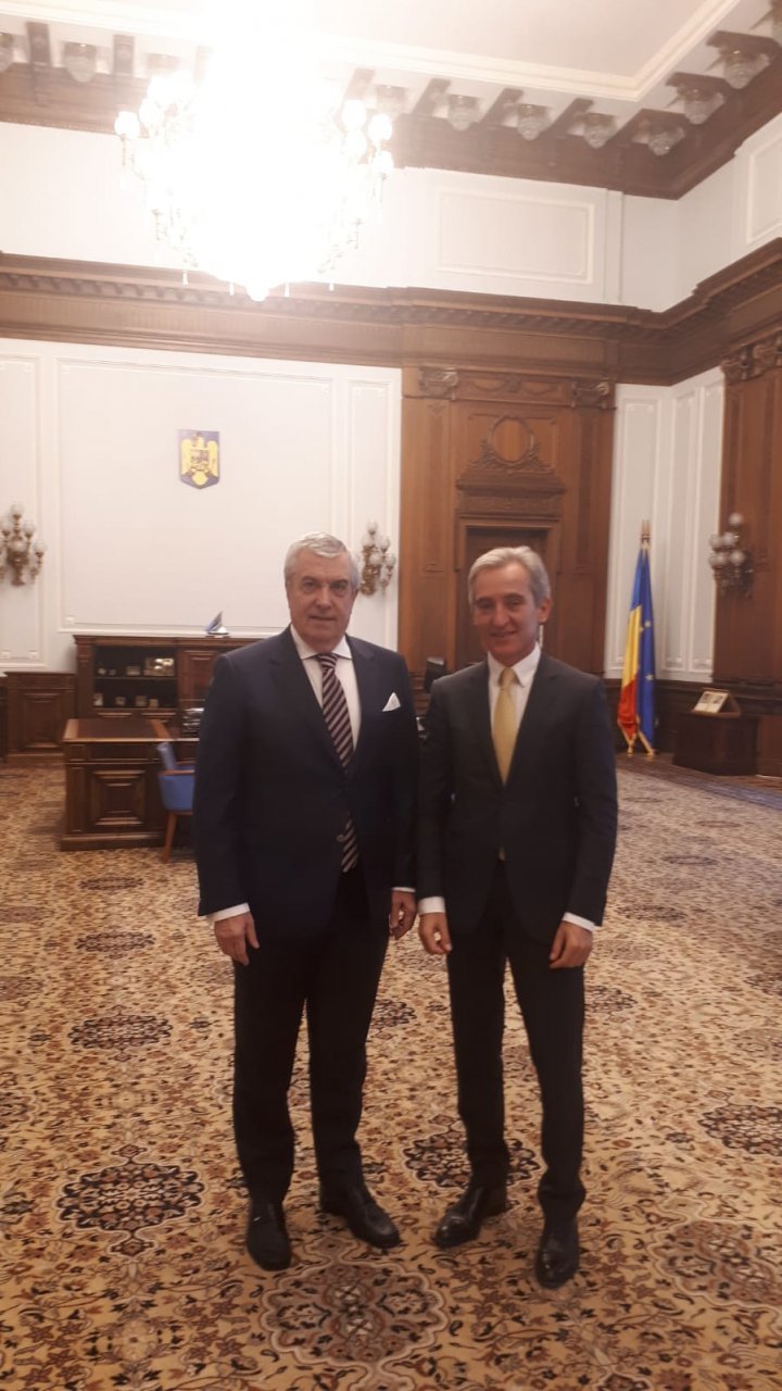 Vice-Prime Minister Iurie Leanca met with the President of the Bucharest Senate, Calin Popescu-Tariceanu