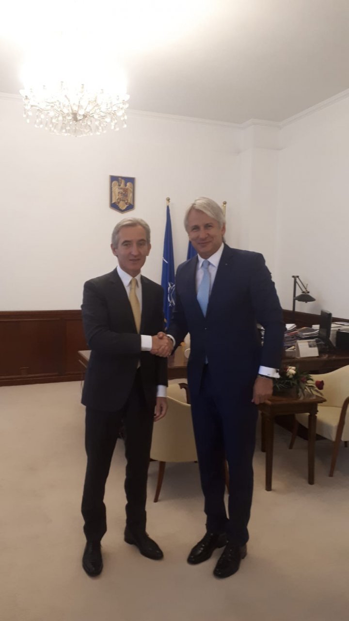 Vice-Prime Minister Iurie Leanca met with the President of the Bucharest Senate, Calin Popescu-Tariceanu