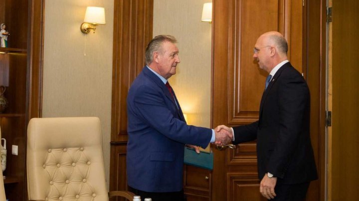 Pavel Filip held official meeting with Leonid Cerescu, President of National Confederation of Employers