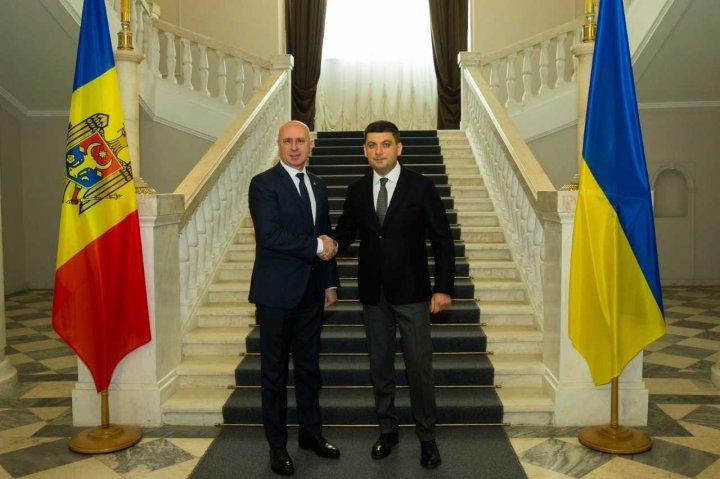 Agenda of Moldovan-Ukrainian relations, discussed by Prime-Minister Pavel Filip with his Ukrainian counterpart Volodymyr Groysman