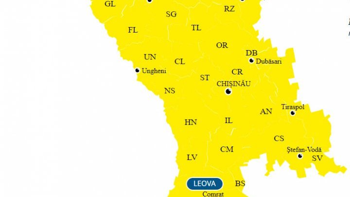 Yellow haze code issued in Moldova 