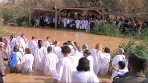 Jordan River ceremony commemorates baptism of Christ