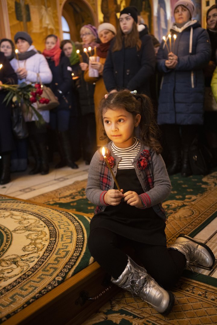 Christmas holiday at Curchi Monastery. The event was also attended by DPM leader, Vlad Plahotniuc