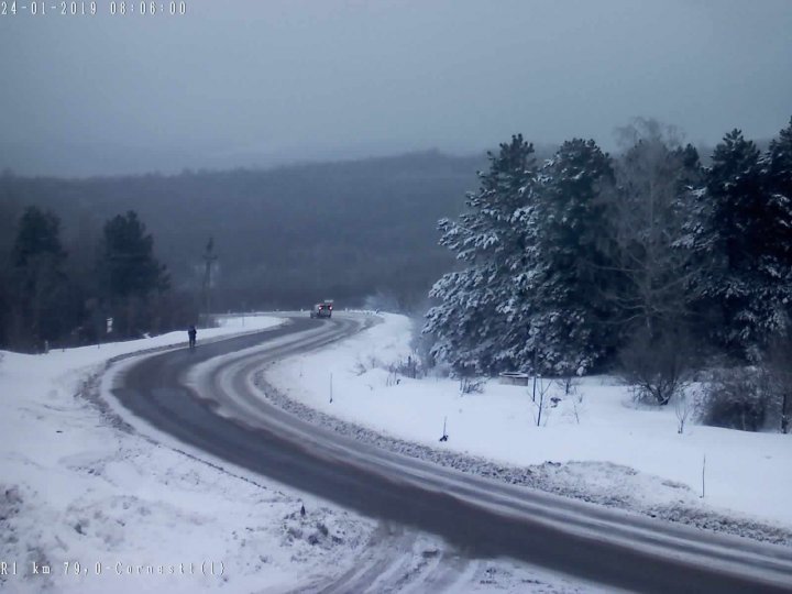 Attention drivers! Freezing rain and heavy snow across Moldova. How to circulate at this hour 