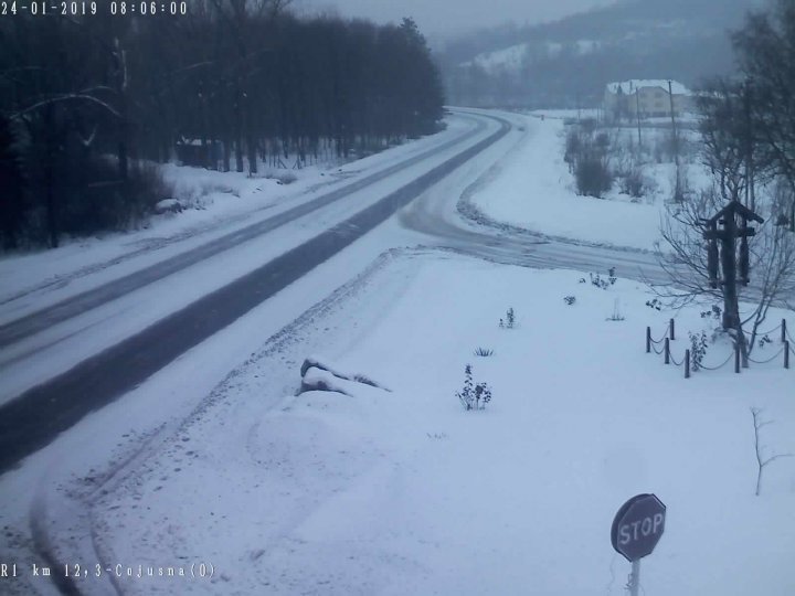 Attention drivers! Freezing rain and heavy snow across Moldova. How to circulate at this hour 