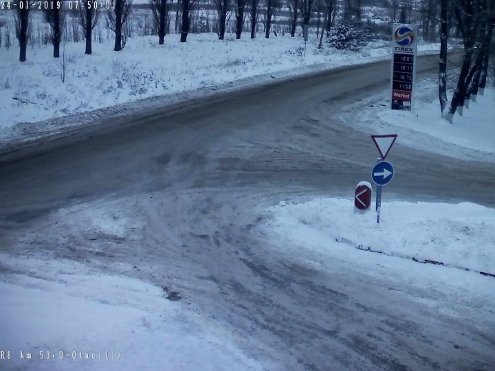 Attention drivers! Freezing rain and heavy snow across Moldova. How to circulate at this hour 