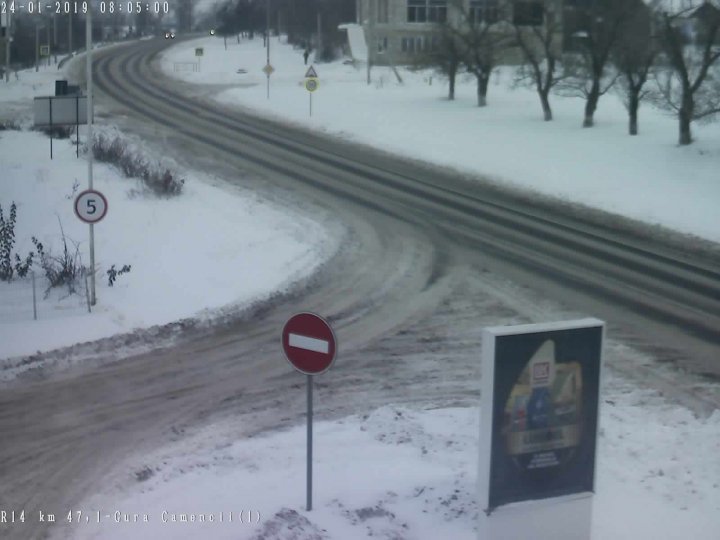 Attention drivers! Freezing rain and heavy snow across Moldova. How to circulate at this hour 