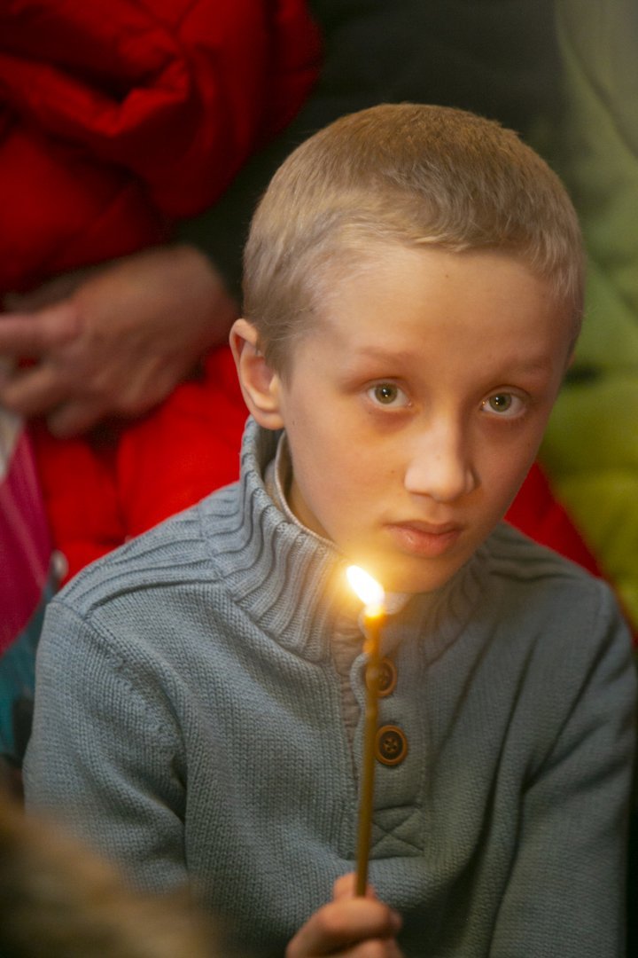 Christmas holiday at Curchi Monastery. The event was also attended by DPM leader, Vlad Plahotniuc