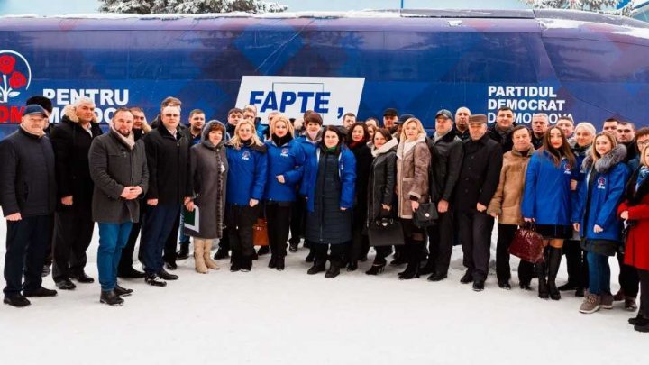 Democratic Party discussed with inhabitants from the north of Moldova about Government's achievements and the projects for the next four years