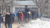 ﻿People stay in a row at Micauti polling station. People are voting for the future of the country 