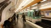 PARIS police said a man on the city's subway was seriously injured Friday after being burned with an "unknown liquid" 