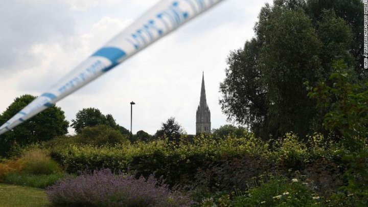 Russian flag spotted on Cathedral in city of ex-KGB Sergei Skripal poison 