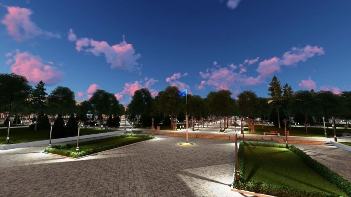 Stefan cel Mare public Garden will be arranged in European style. Check on how it will look like (PHOTO)