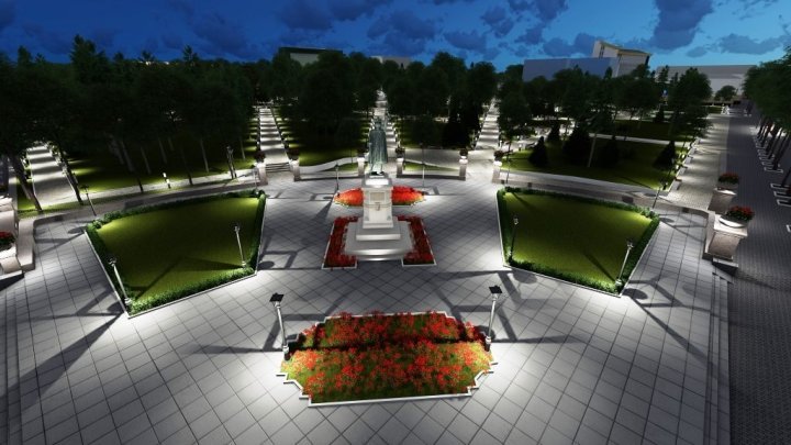 Stefan cel Mare public Garden will be arranged in European style. Check on how it will look like (PHOTO)