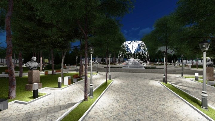 Stefan cel Mare public Garden will be arranged in European style. Check on how it will look like (PHOTO)