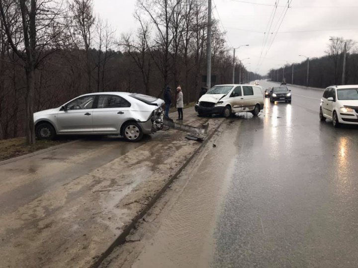 Grave accident in Rîşcani sector of Capital due to unfavorable weather (video/photo)