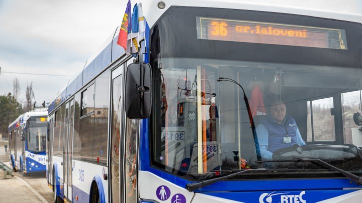 More trolleybuses no. 36 to reach Ialoveni 